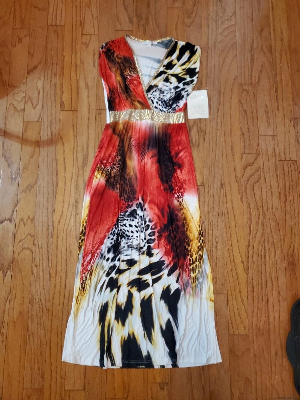 NWT Boston Proper Animal Print Dress • Size M • Glam Statement